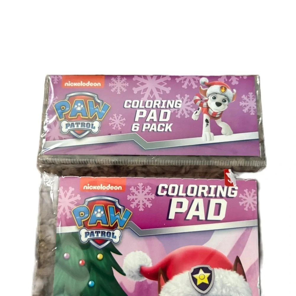 Disney Frozen II Coloring Pad Set of 6 Paw Patrol Skye NEW Christmas Goodie Bag